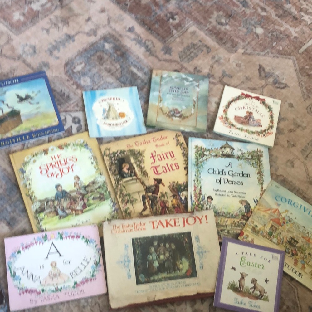 Vintage Tasha Tudor books 11 of them